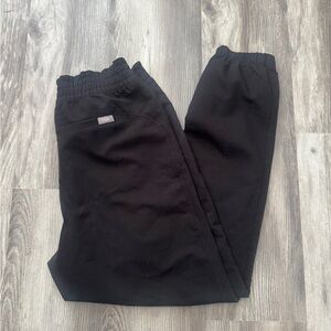 Figs Women's Regina High Waisted Black Joggers